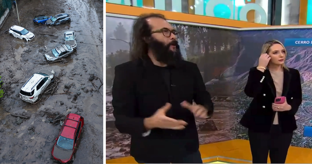 Marcelo Lagos y aluvión en Las Condes