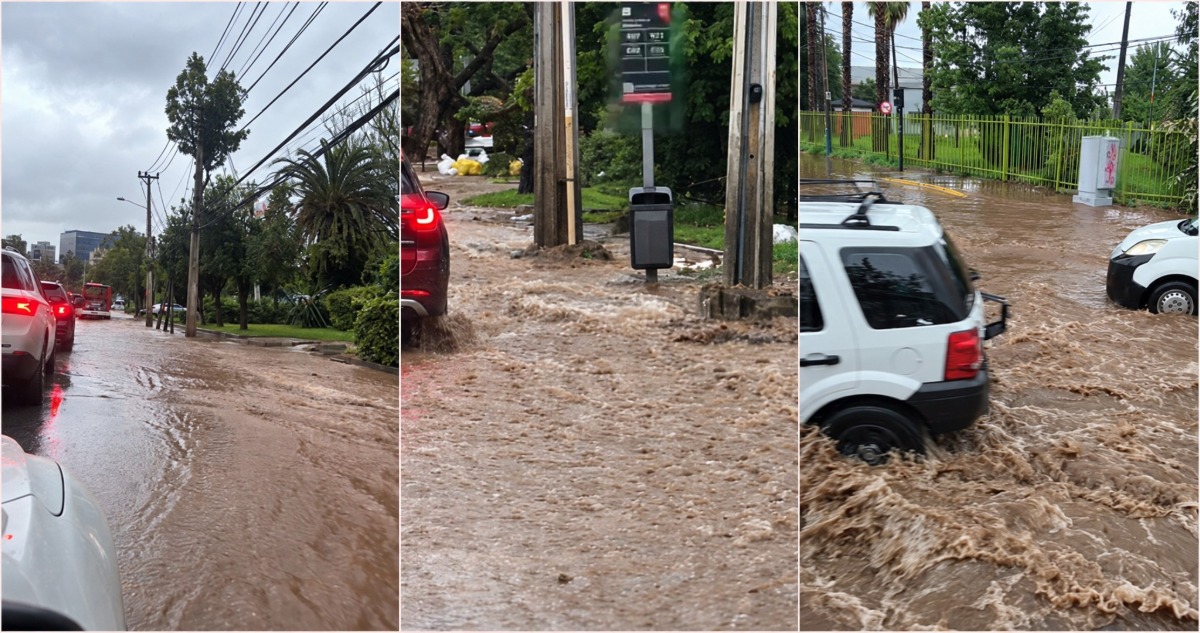 VIDEOS | Intensas lluvias provocan anegamientos en distintos puntos de la capital