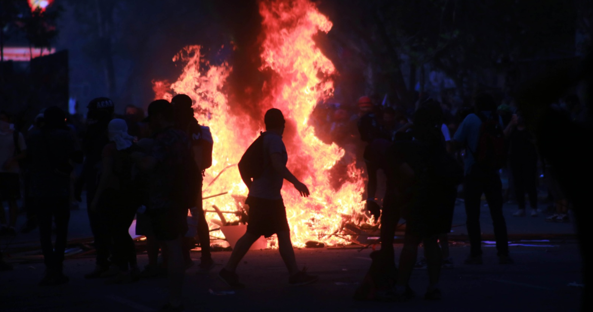 Foto de archivo del estallido social de octubre de 2019.
