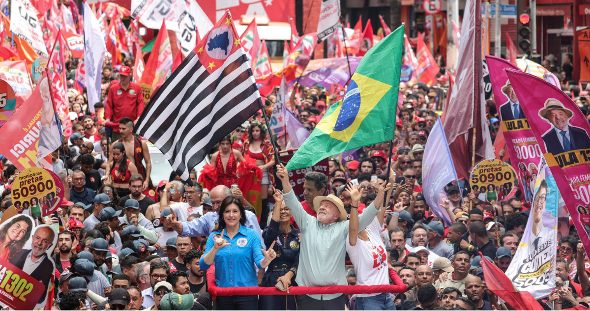 Lula cierra su campaña por la reelección con multitudinario último baile en Sao Paulo