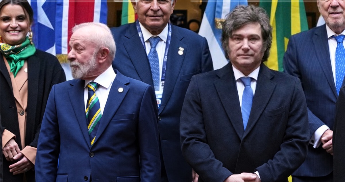 Lula da Silva y Javier Milei