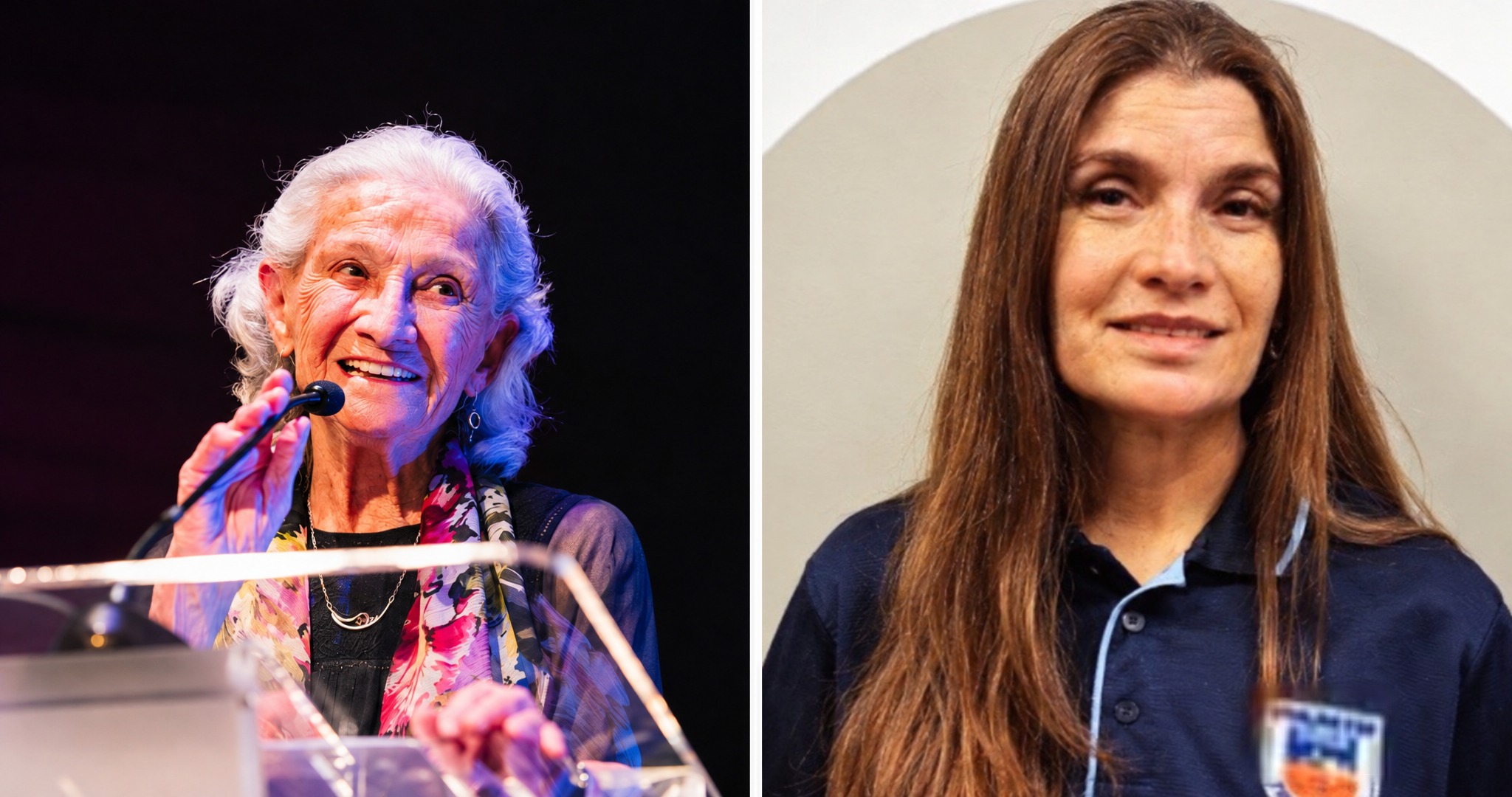 Luz Jiménez y su hija Magdalena Acuña Jiménez