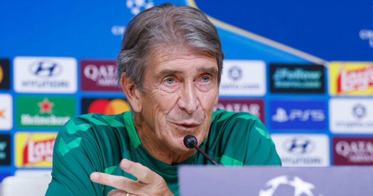Manuel Pellegrini confía en otro triunfo de su Betis en Champions League.