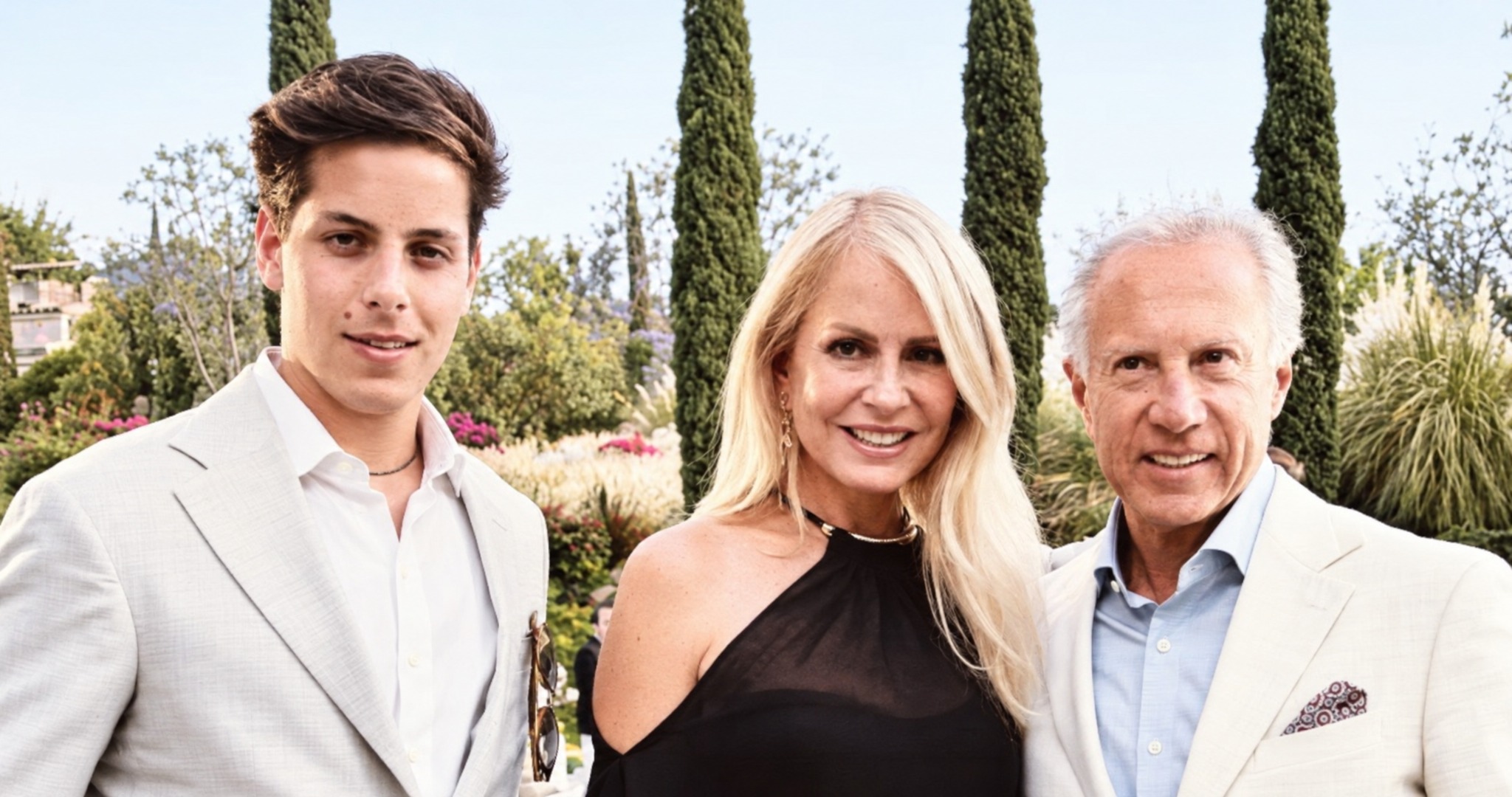 Máximo Menem, Cecilia Bolocco y Pepo Daire
