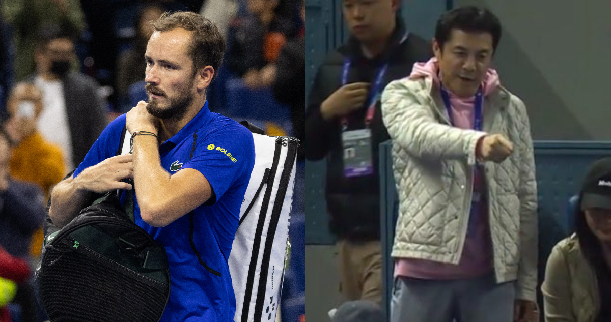 Medvedev y su incidente en el ATP 500 de Pekín