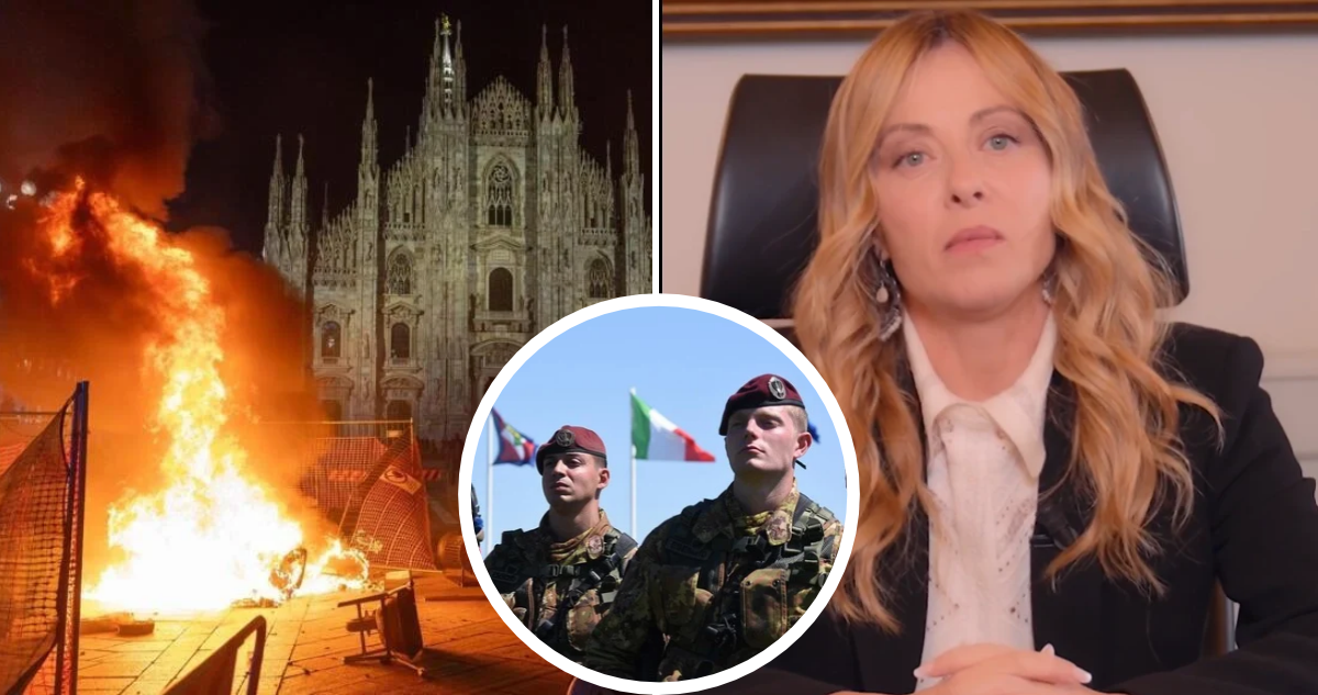 Meloni desplegará hasta 500 militares en Milán