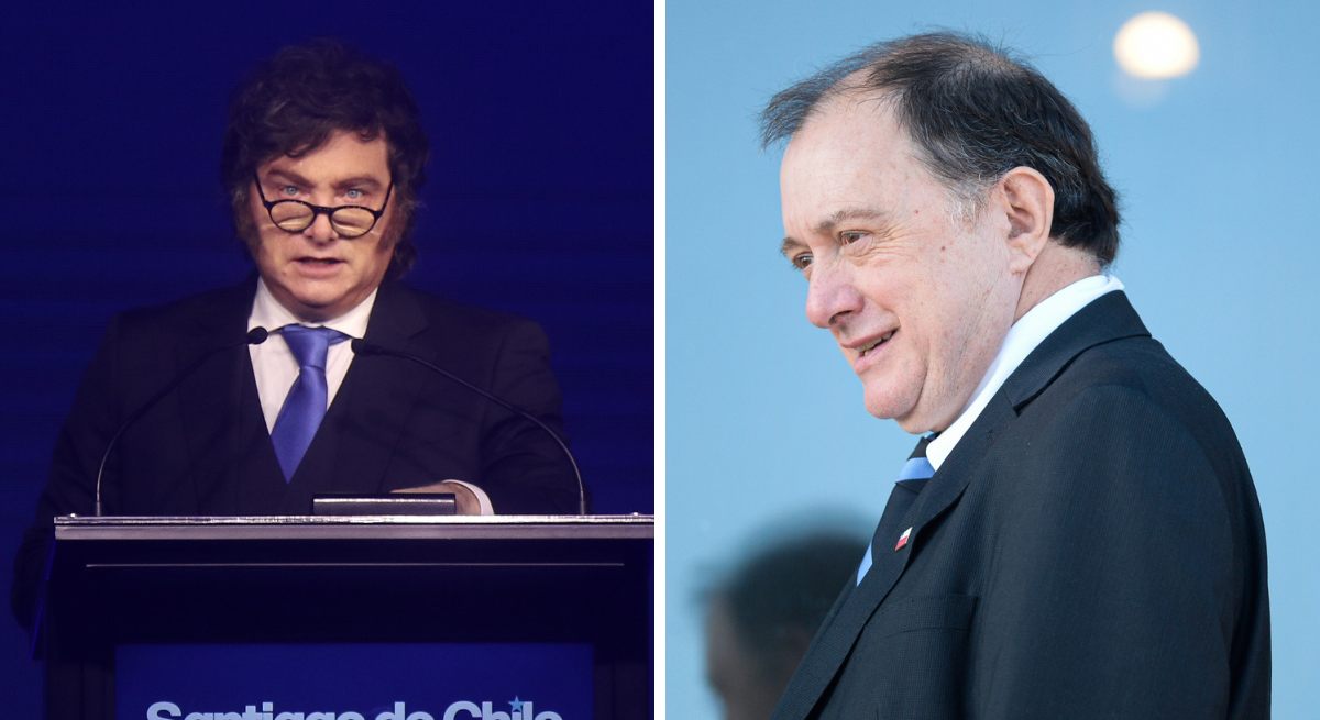 Javier Milei e Iván Poduje | Agencia UNO