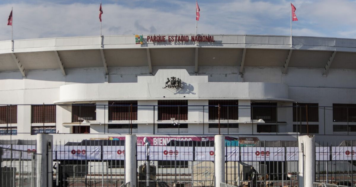 Todos los recintos del Estadio Nacional sufrieron daños por temporal en región Metropolitana.