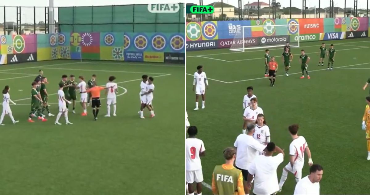 Inglaterra acusó racismo de Irlanda en Mundial Sub15: dicen que llamaron “mono” a jugador y se retiraron de la cancha