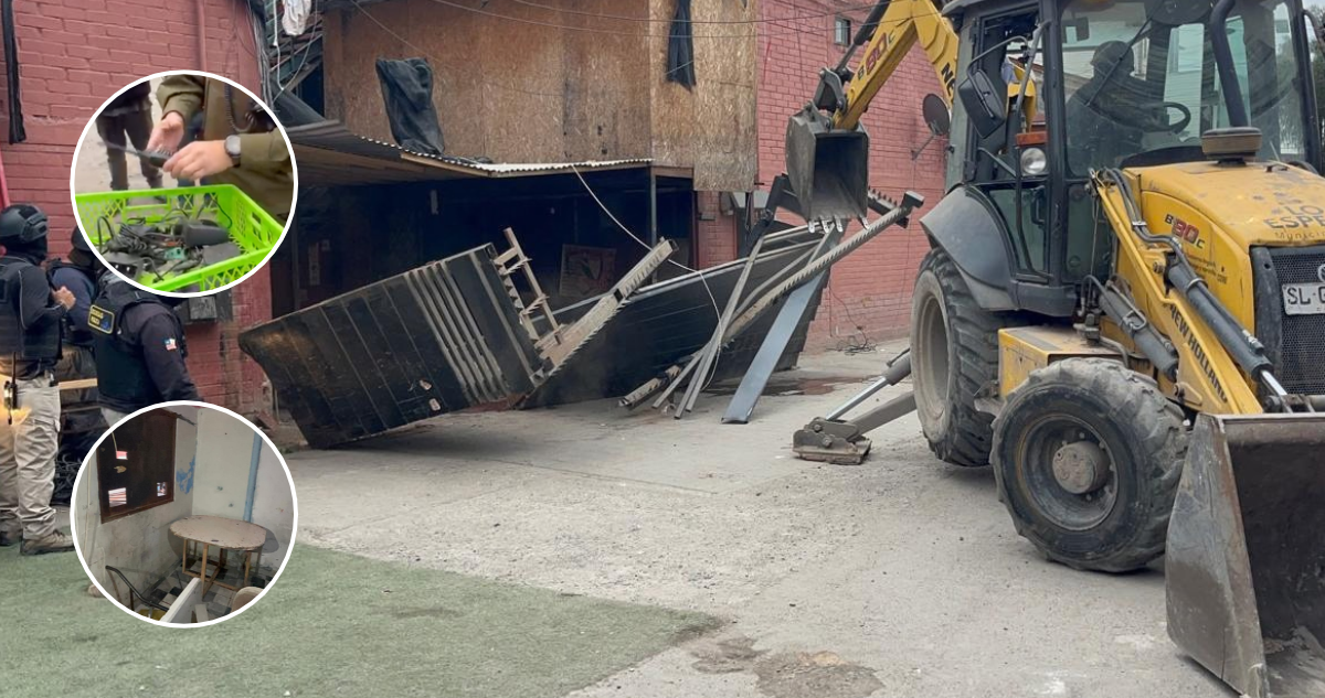 Demuelen narco-búnker y estructuras utilizadas por narcos del sector donde mataron al SOM Aguilera