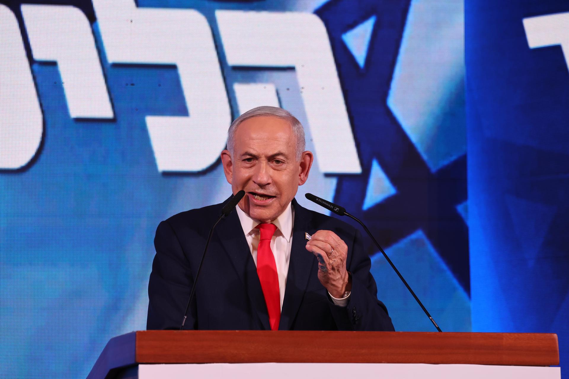 El primer ministro de Israel, Benjamin Netanyahu