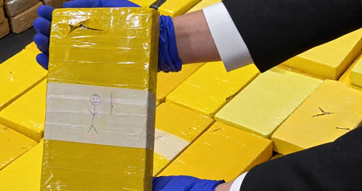 Particular detalle paquetes de $13.500 millones de droga incautada en la RM tenían curioso dibujo