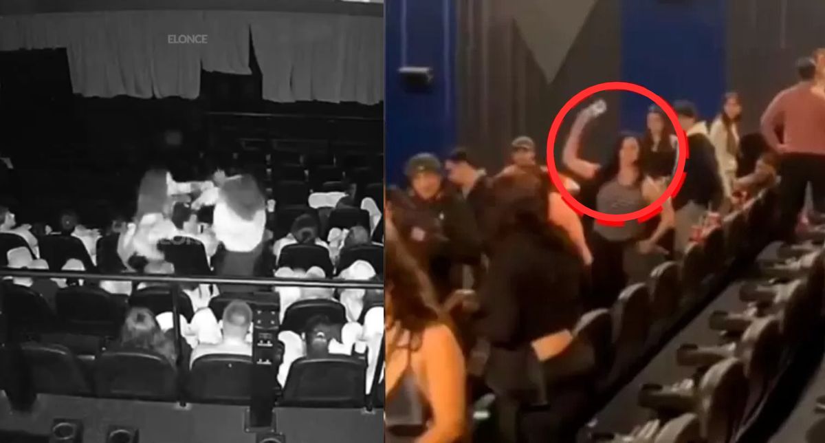 Brutal pelea dentro de cine argentino causa estragos con golpes y gas pimienta: Madre e hija detenidas