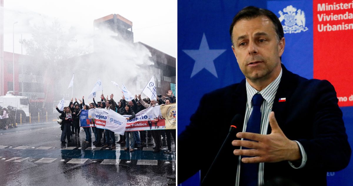 Por “injustificada violencia policial”: Confech y CUT piden reunión con Codina tras marcha en Santiago