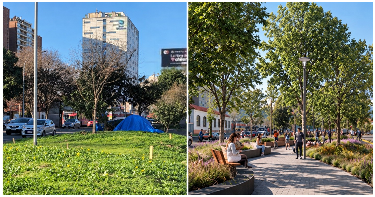 Proyecto Nueva Alameda: CORE RM aprueba aumento de $514 millones para mejoramiento de bandejón central