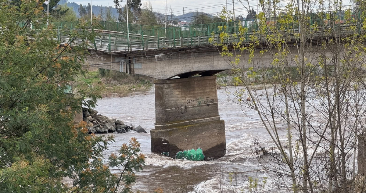 Anuncian medidas de mitigación tras colapso de puente Arturo Alessandri Palma en Lautaro