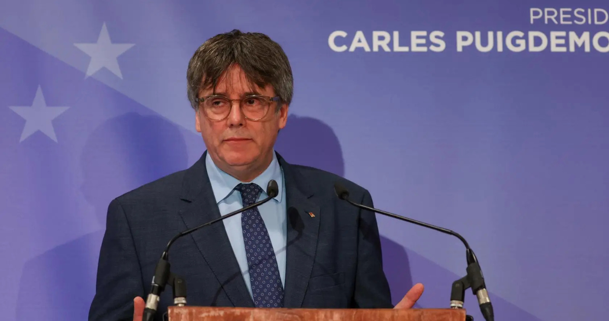 Imagen de archivo del expresidente catalán Carles Puigdemont
