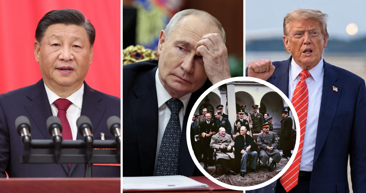 Xi Jinping, Vladimir Putin y Donald Trump