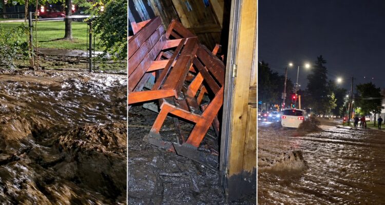 Intensas lluvias generan aluviones y desbordes en la Región Metropolitana, dejando viviendas dañadas y suspensión de clases en Las Condes