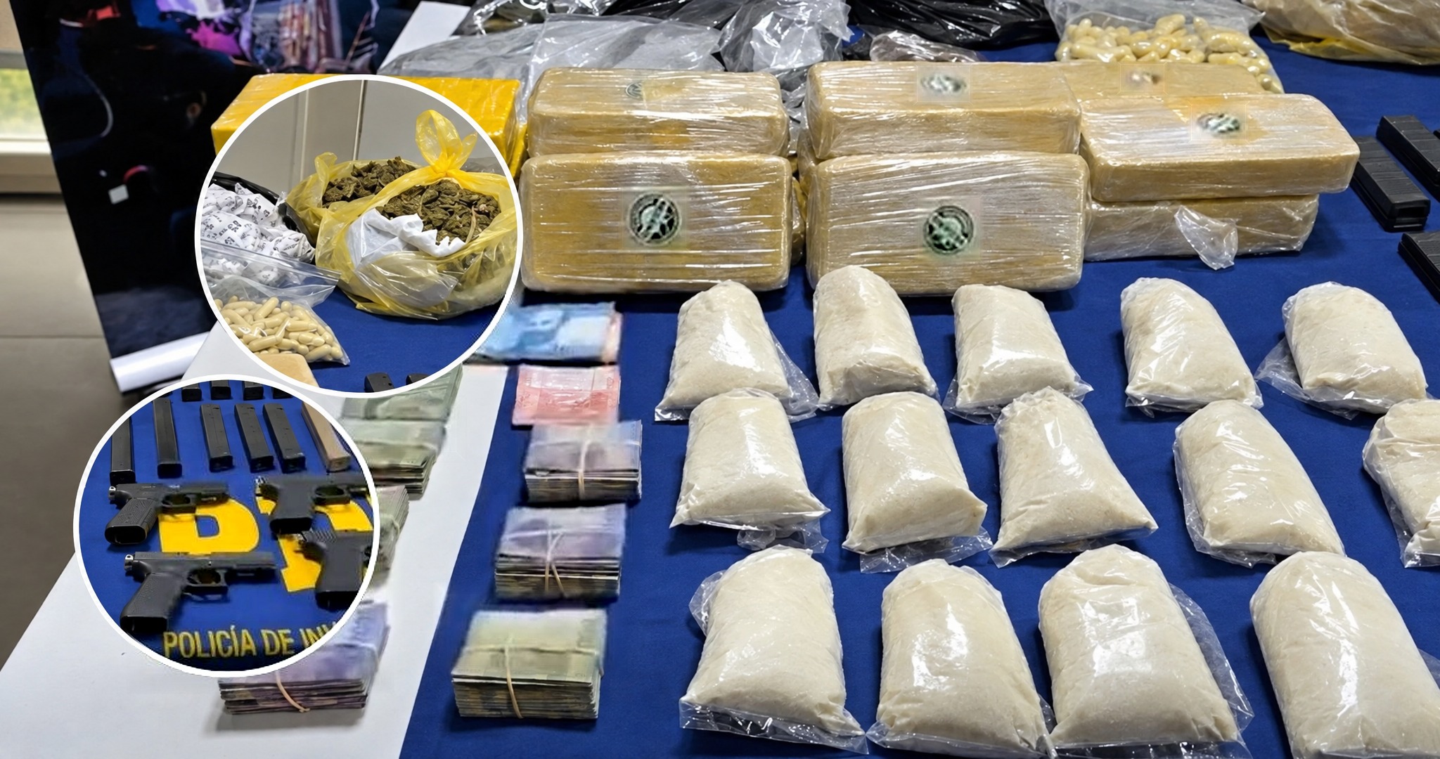 Cae el “Watón Nacho” en Lampa: narcotraficante fue detenido junto a más de $200 millones en drogas