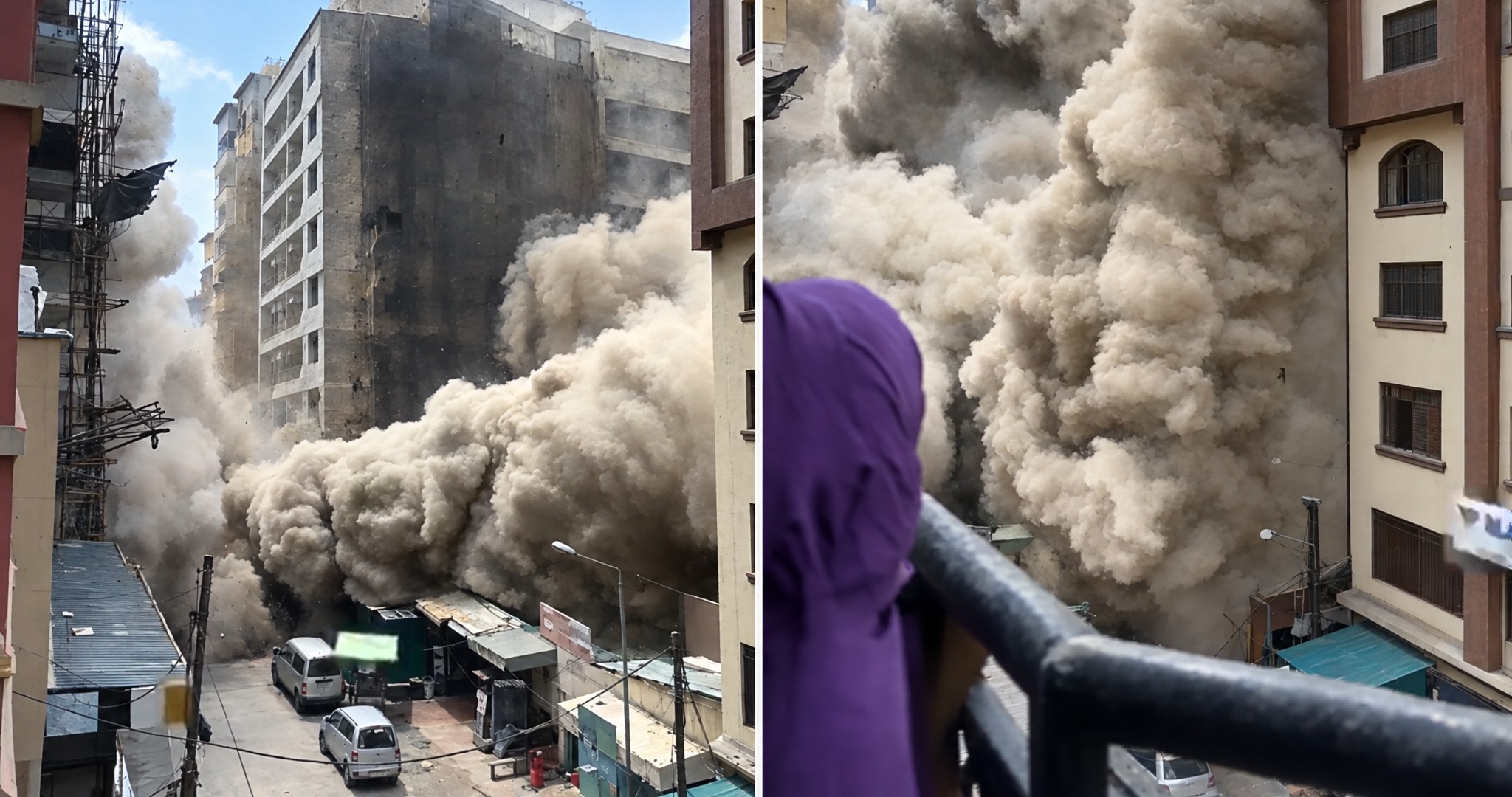 Derrumbe de edificio en Nairobi