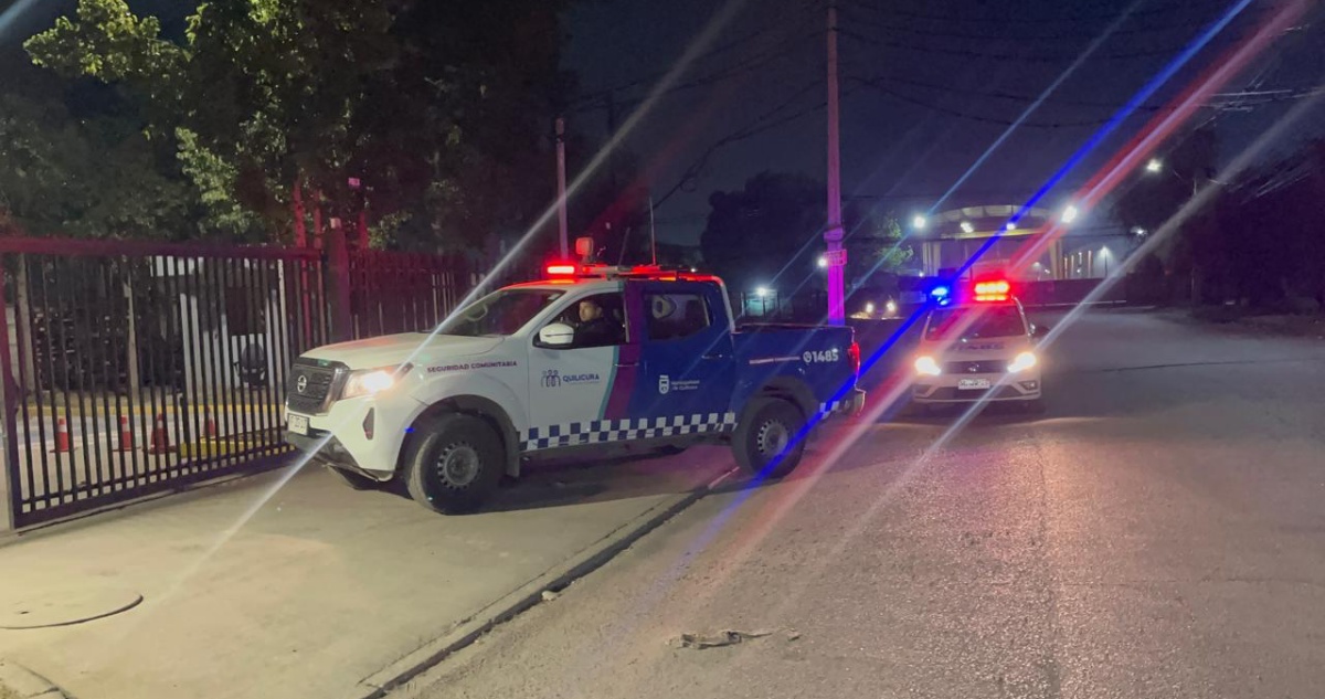 Con intercambio de disparos entre ladrones y carabineros termina robo a empresa en Quilicura