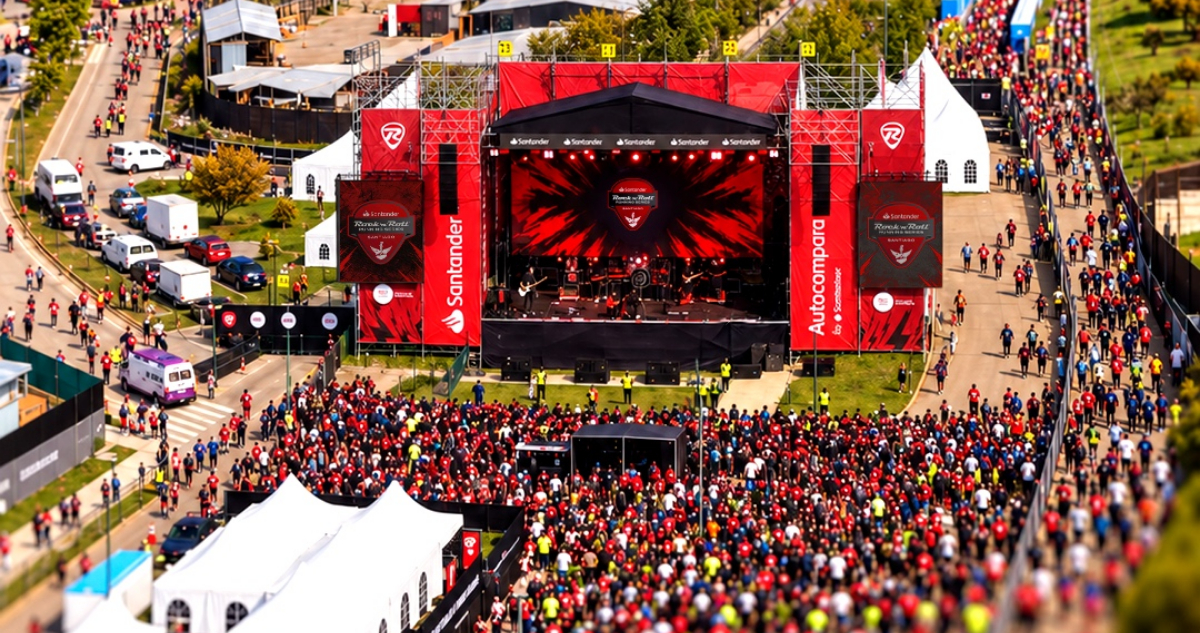 Rock N’ Roll Running Series rompió récord en Santiago: carrera contó con más de 6 mil corredores