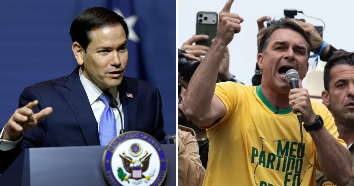 Rubio niega que EEUU ayudara a Flávio Bolsonaro a salir de Brasil, pero admite que autorizó su entrada