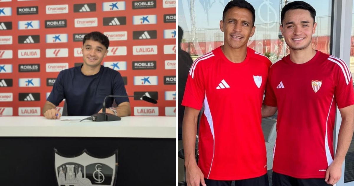Renato Morales firmó por Sevilla y lo llaman “el protegido de Alexis Sánchez”.
