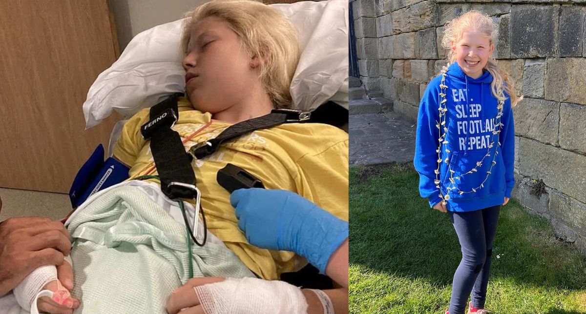 Niña fue tratada por resfrío y sinusitis en Inglaterra, pero era un derrame que la dejó discapacitada