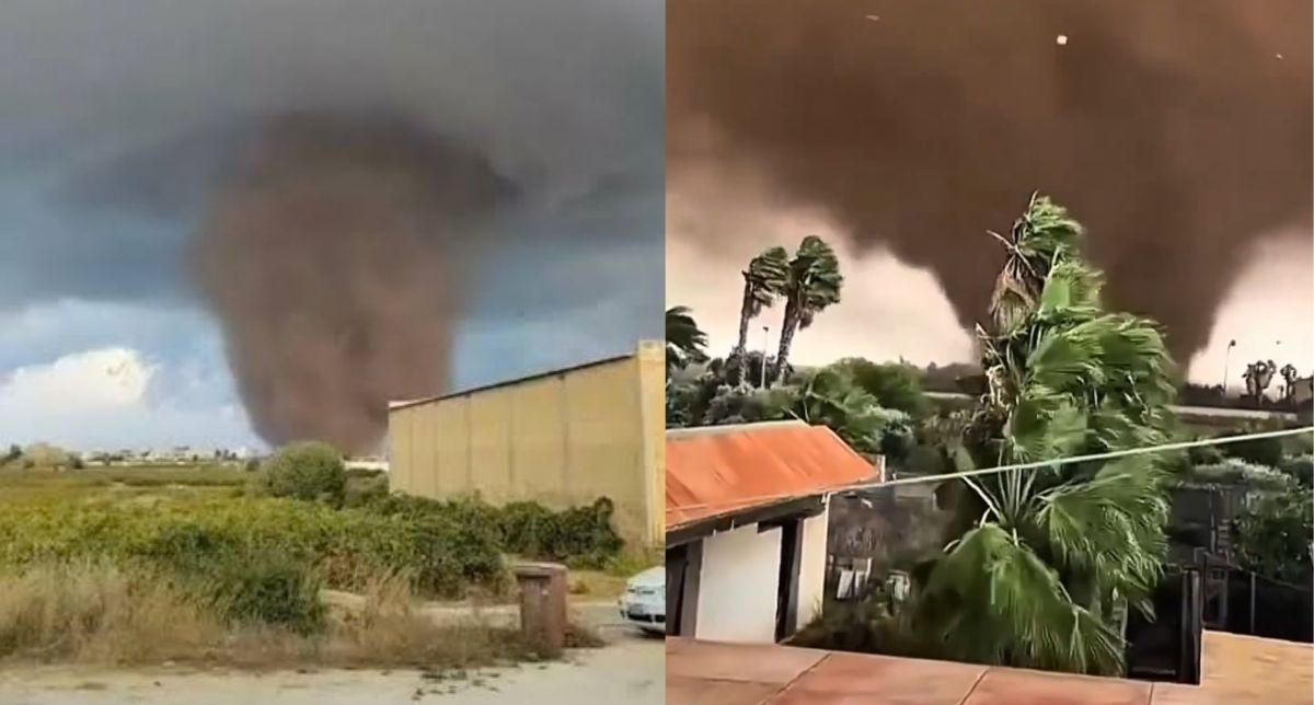 VIDEO: Doble tornado azotó Italia; dejó heridos y arrastró autos como en una “escena de guerra”