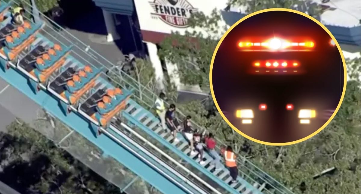 “Salió volando”: Detallan horrorosa escena del padre que cayó con hijo de enorme montaña rusa de EE.UU