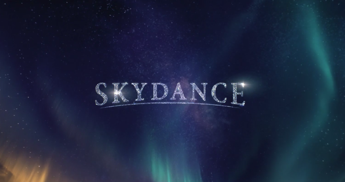 Logo y nombre de Skydance
