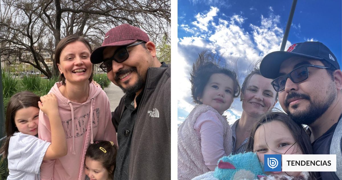 De Rumania a Chile por amor: se conocieron por Facebook, a los meses se casaron y tienen dos hijas