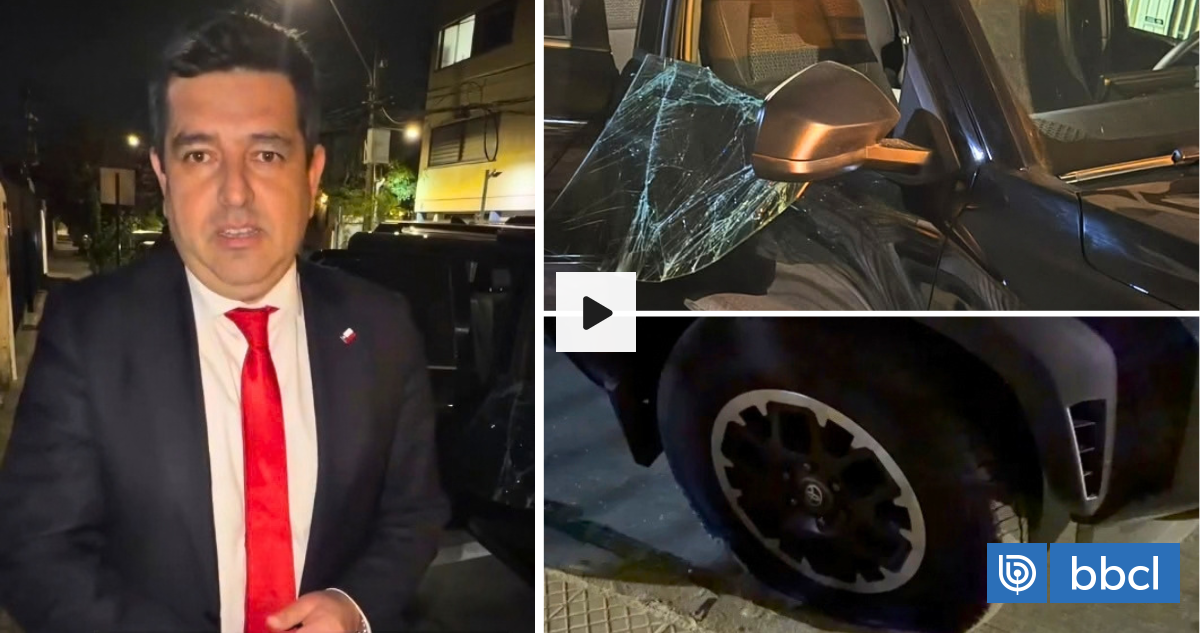 Diputado Daniel Valenzuela (IND-RN) denuncia ataque a su vehículo en frontis de estudio de Sin Filtros