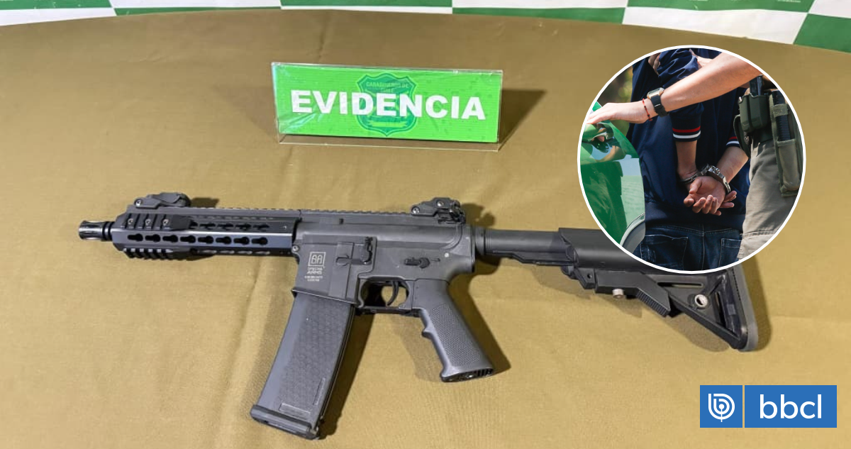 Cae sujeto que con réplica de subfusil intimidaba a vecinos en Los Ríos: mantenía 2 órdenes de captura