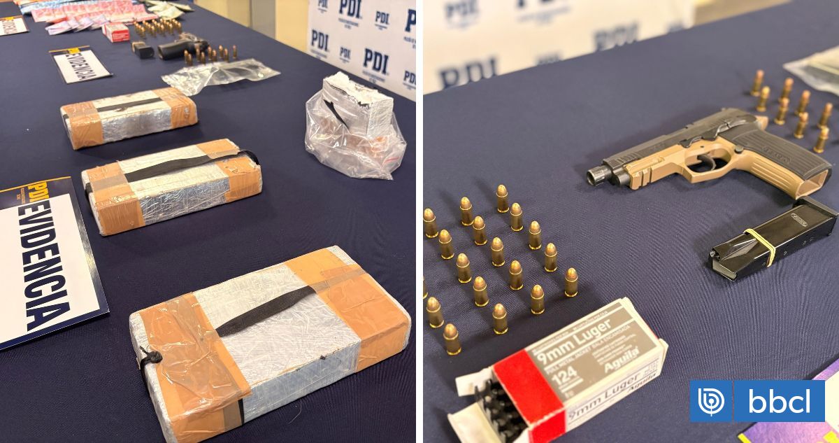 Usaban auto de punta de lanza: Caen sujetos que trasladaban $70 millones en cocaína desde RM a Temuco