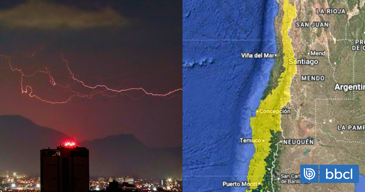 Emiten aviso por tormentas eléctricas para 10 regiones: revisa las zonas afectadas AQUÍ