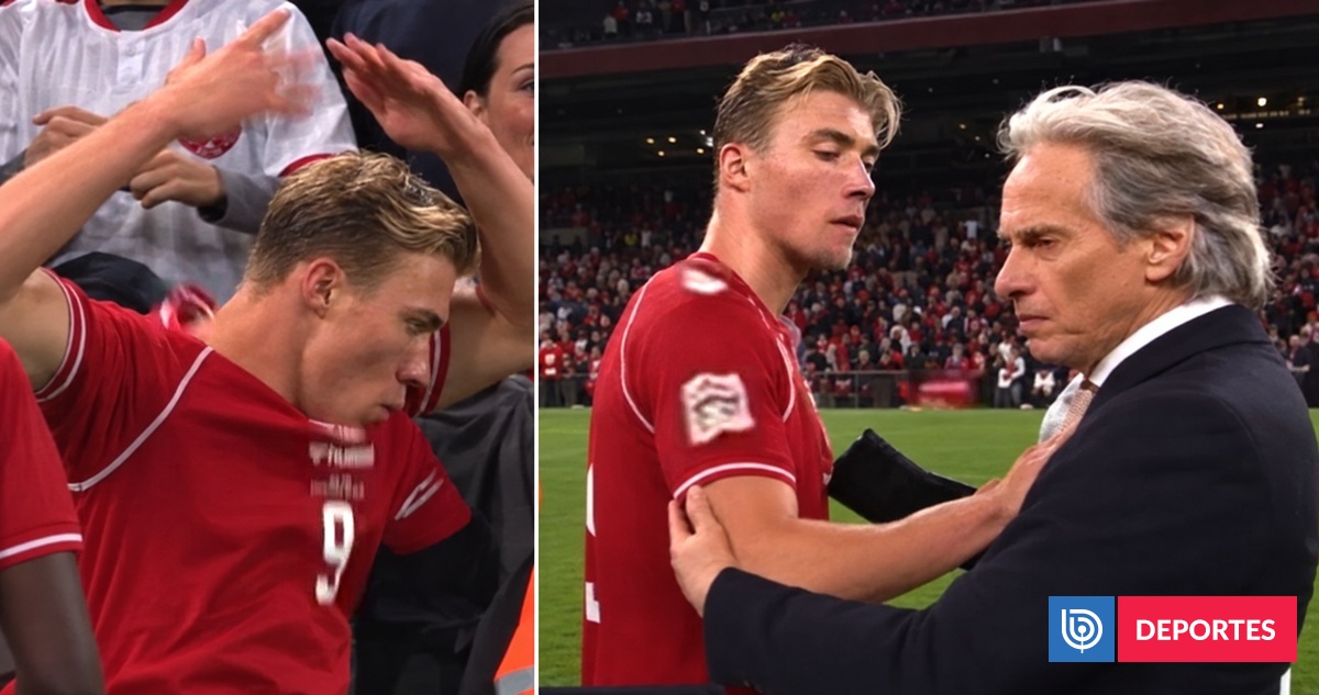 El danés Hojlund 'vengó' a Cristiano: empujó al DT de Portugal y celebró gol imitando icónico festejo
