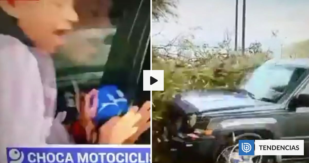 Impactante atropello en vivo a reportera y camarógrafo cuando despachaban en México