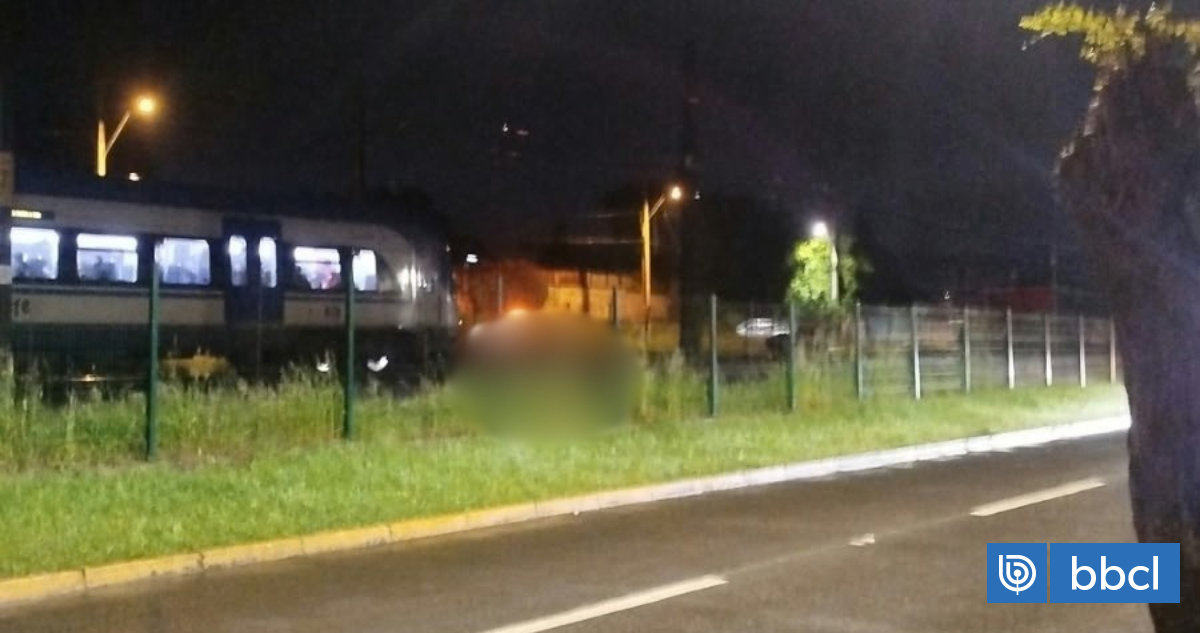 Reportan muerte de peatón tras ser atropellado por tren con pasajeros en Chiguayante