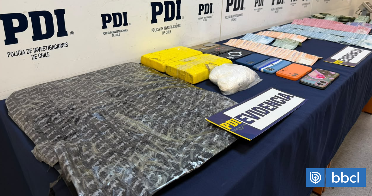 Desarticulan banda peruana que enviaba cocaína en maletas adaptadas desde Santiago a Hong Kong