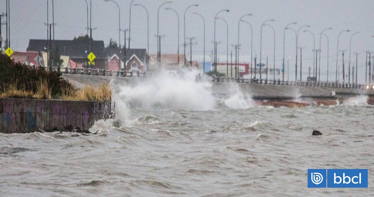 Mantienen alerta roja comunal para Punta Arenas tras intensa jornada de lluvias y por desbordes