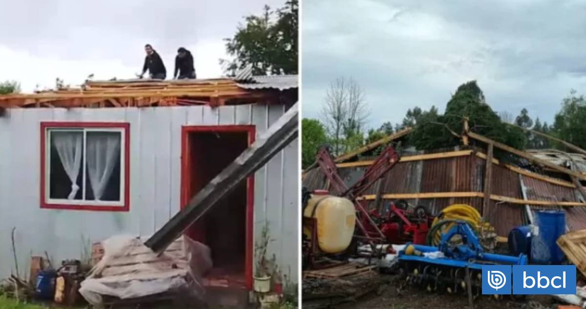 Confirman que fenómeno que afectó a sector de Mulchén fue un tornado: alcanzó hasta los 137 km/h