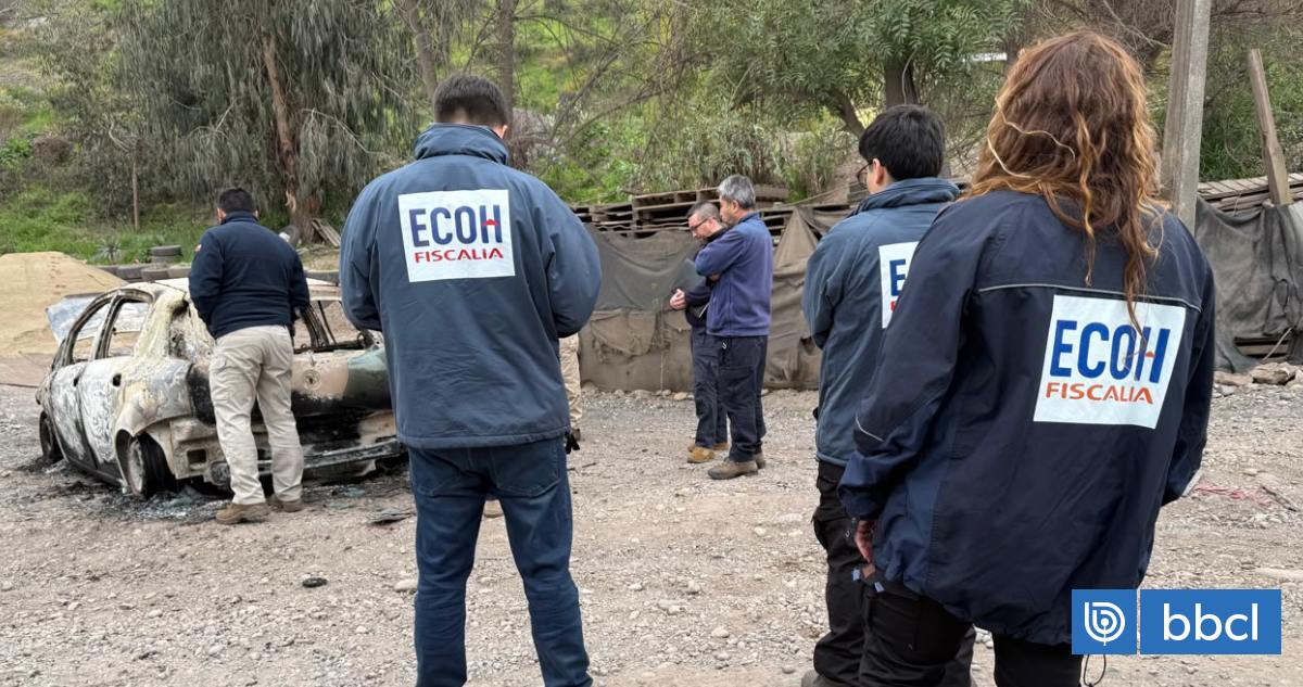 Encuentran cuerpo calcinado dentro del maletero de un automóvil incendiado en San Bernardo
