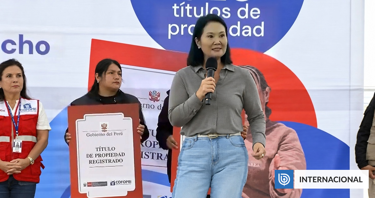 Policía de Perú investiga preseunto plan con amenazas de muerte a la presidenta Keiko Fujimori
