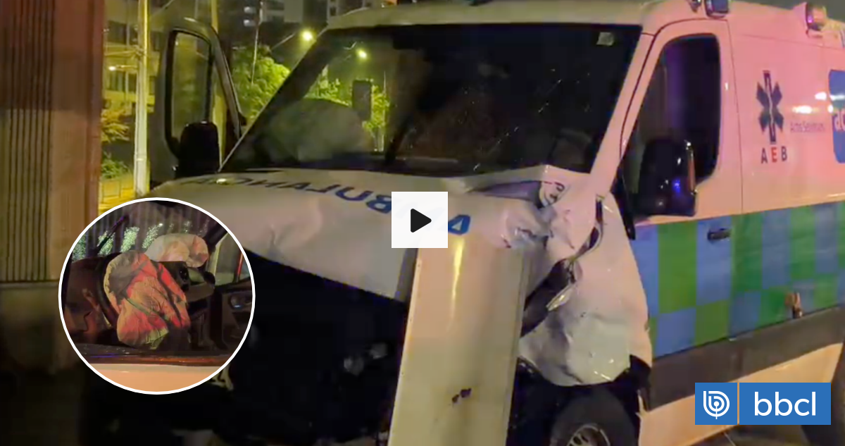 VIDEO| Ambulancia que protagonizó accidente de tránsito en La Florida lleva más de 12 horas abandonada