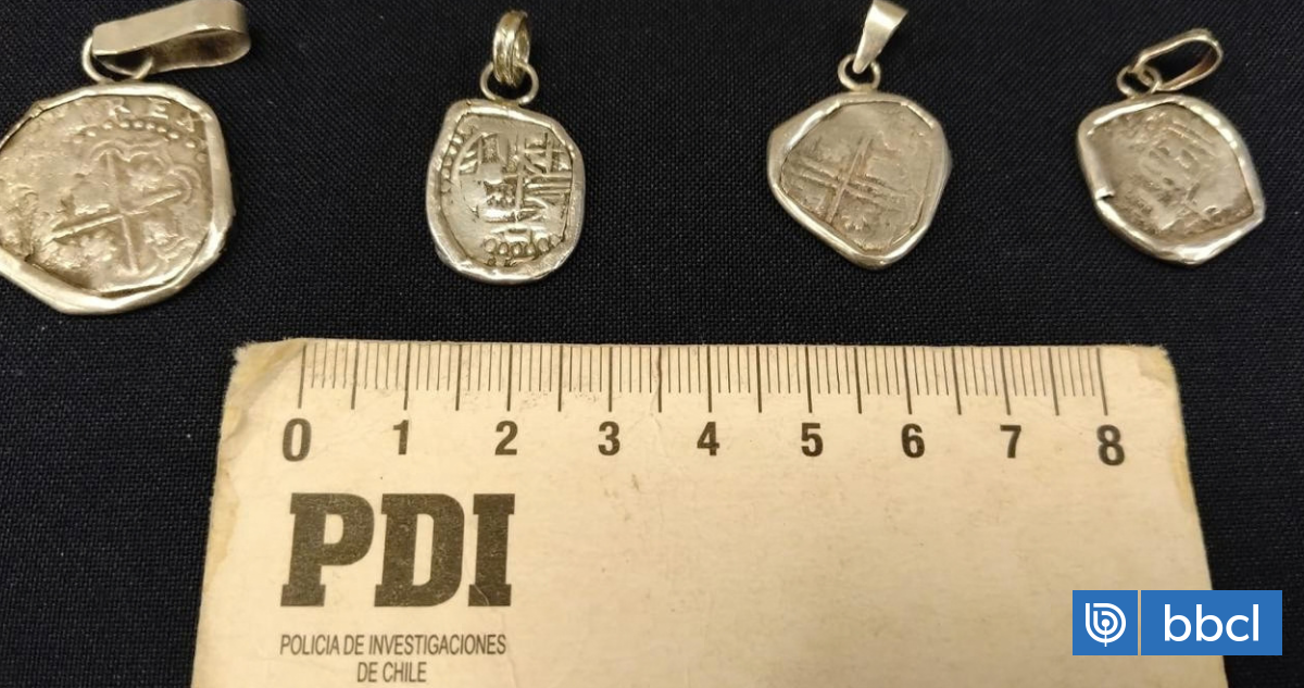 Detienen a hombre en Valdivia que tenía en su poder monedas que habrían sido acuñadas en la Colonia