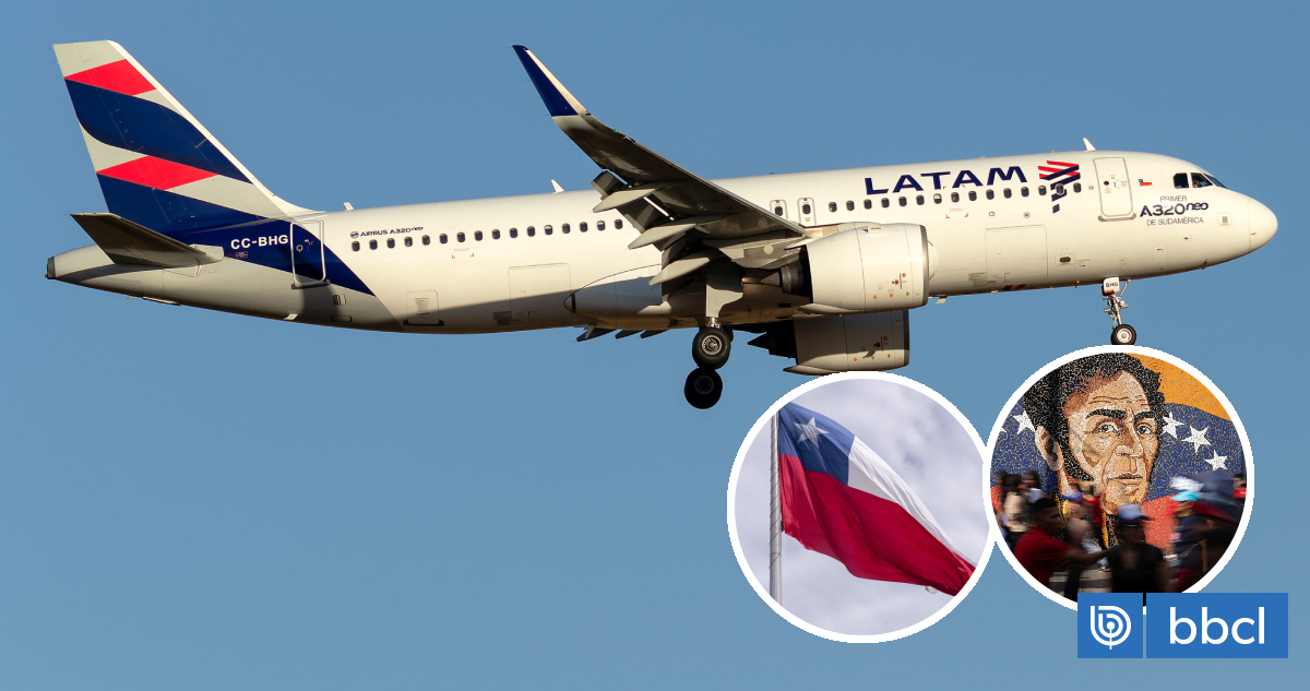 Tras dos años: Latam Airlines retoma los vuelos directos entre Santiago y Caracas