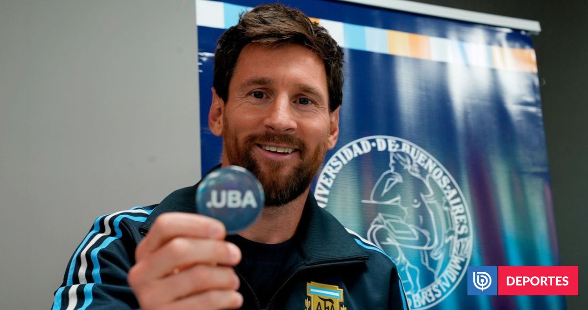 "Doctor Lionel Messi": crack argentino recibe título honoris causa en Universidad de Buenos Aires